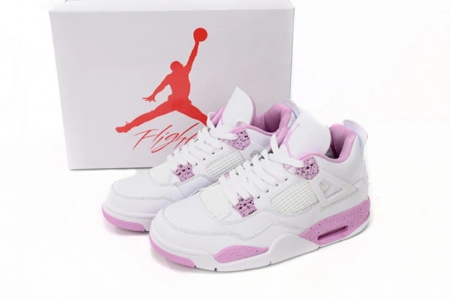 White Pink Jordan Retro 4 CT8527-116 0808